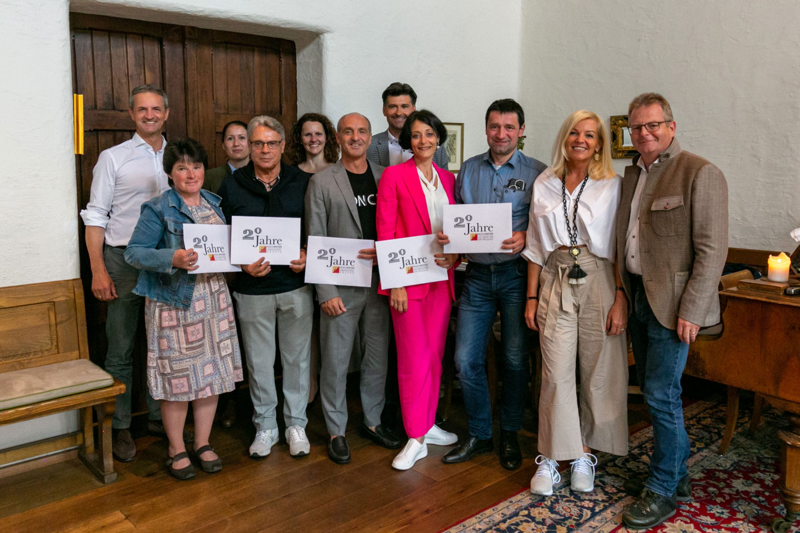 Mitarbeiterehrung in der HochreiterGruppe Langjährige Stützen wurden